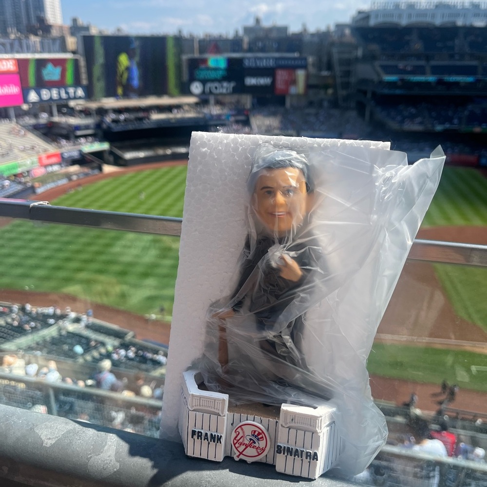 Frank Sinatra  Singing Bobblehead Day SGA on September 15th, 2024. Plays NY NY